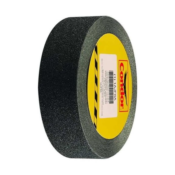 Condor AntiSlip Tape,60 ftLx2 inW,BLK,46 Grit GRAN13539