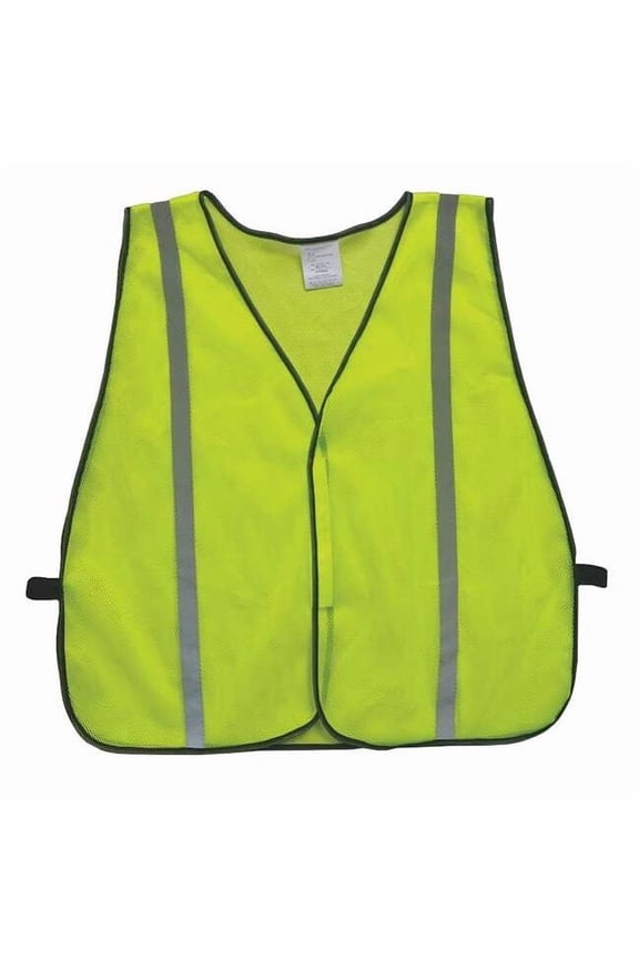Back Stp Vest, Unrated Yellow/Grn, 2/3XL 53YM02