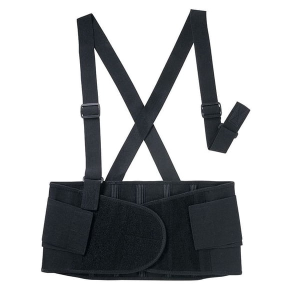 Condor Back Support,Black,Elastic,L 3RUZ4