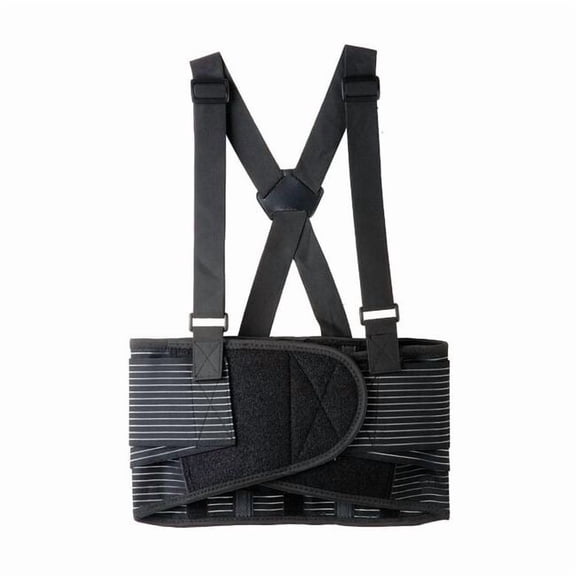 Back Support,Black,Elastic,M 3RVC3