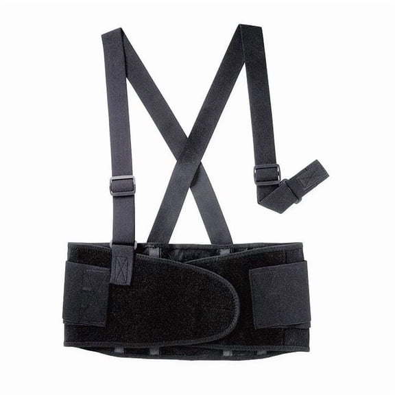 Condor Back Support,Elastic,S,Black 3RVA6