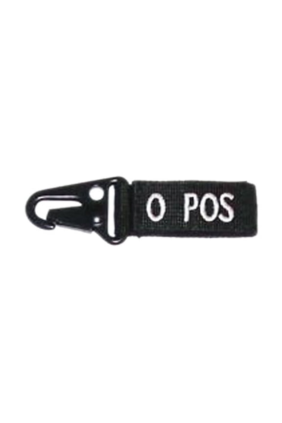 Condor Blood Type Key Chain - Color Black O Pos