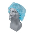 thumbnail image 1 of Condor Bouffant Cap, Polypropylene, 28 in Dia., Blue, XL, 1000 PK 23KX28, 1 of 1