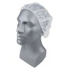 Condor Bouffant Cap,PP,White,21 in,PK1000 23KX11