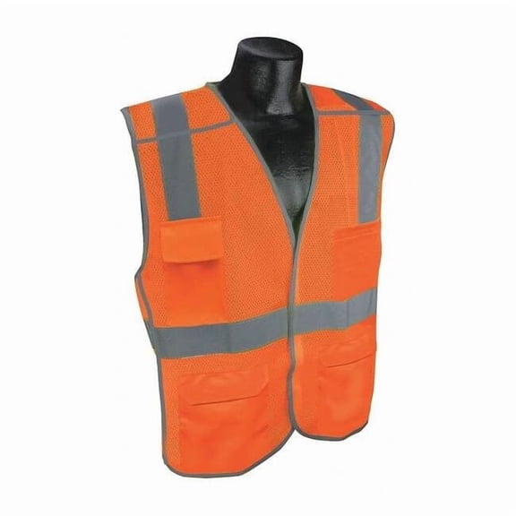 Condor Breakaway Vest,Orange/Red,L/XL 53YN38