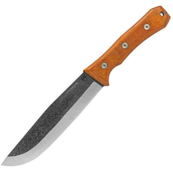 Condor CTK2835-7HC Mountain Pass 7" 1095HC Blade Orange Handle Fixed Knife