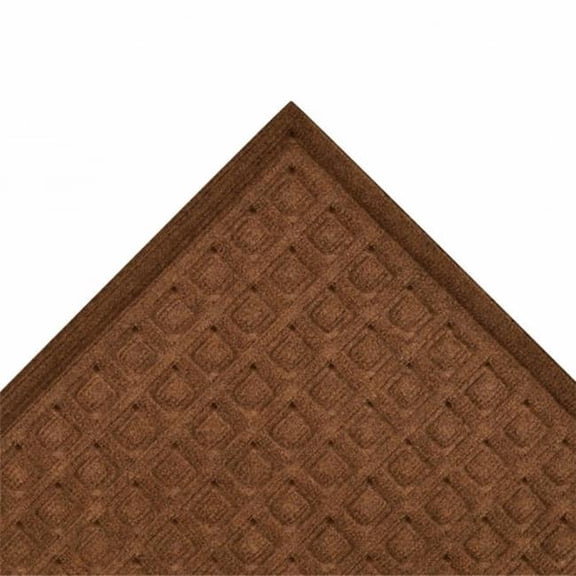 Notrax 152S0046BR 4 x 6 ft. Waffle CTE Moisture & Scraper Entrance Floor Mat, Brown
