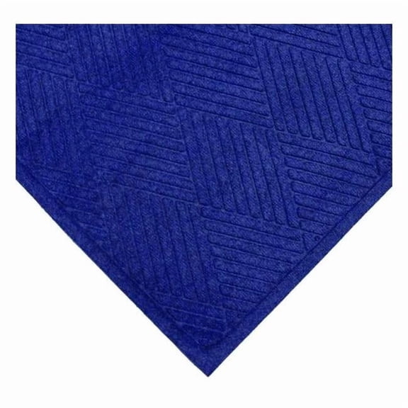 Condor Entrance Mat, Polypropylene, 3/8 in Thick, Blue, 4 ft W x 6 ft L 34L266