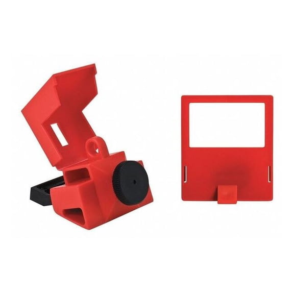 Condor Circuit Breaker Lockout,Red,3-1/4" H 437R20