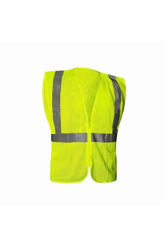 Class 2, Lime, Zipper, Mesh, Non-Contras 786F41