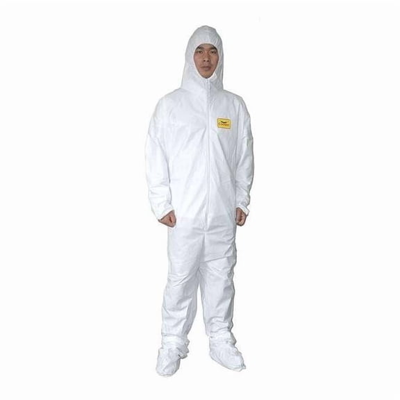 Condor Coveralls,3XL,Wht,Film Lam,PK25 30C581