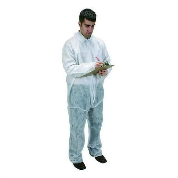Condor Coveralls,4XL,Wht,Polypropylene,PK25 2KTK7
