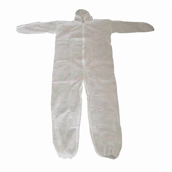 Condor Coveralls,L,Wht,Polypropylene,PK25 26W768