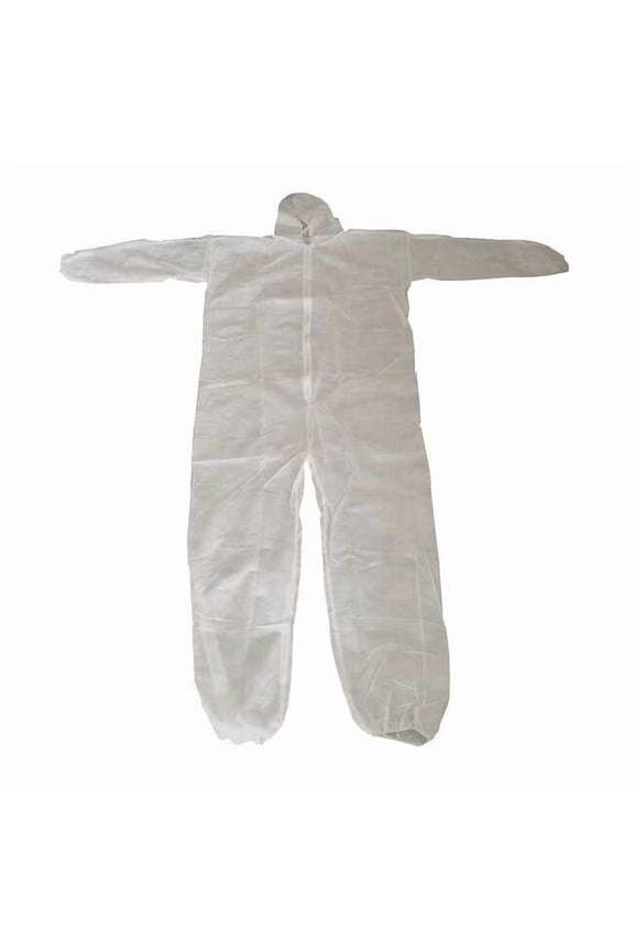 Coveralls,XL,Wht,Polypropylene,PK25 26W769