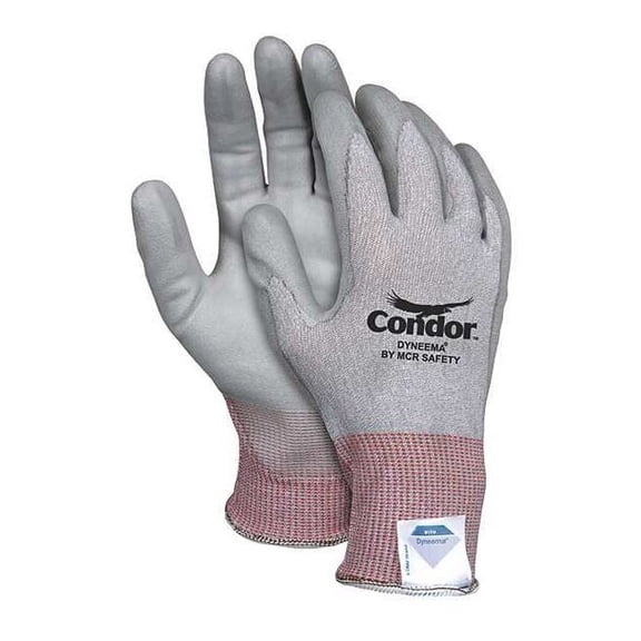 Cut Resistant Coated Gloves, Cut Level 2 ,Polyurethane ,Smooth ,2XL 1 PR 30YP52