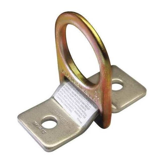 D-Ring Anchor, 4 1/2 in Length, 425 lb Weight Capacity 45J296