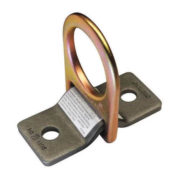 Condor D-Ring Plate Anchor,Steel,5,000 lb. 35KU73