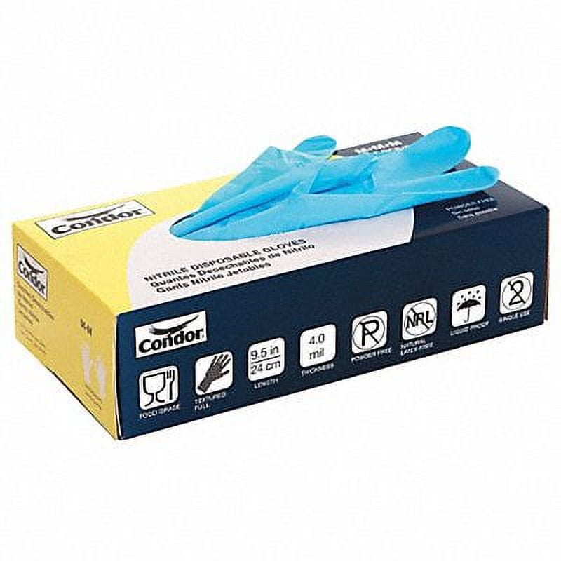 Condor Disposable Gloves,Nitrile,2XL,PK100 2XMA1