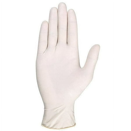 Condor Disposable Gloves,Rubber Latex,M,PK100 10D864