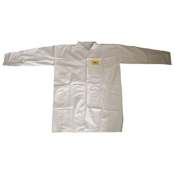 Condor Disposable Lab Coat,White,4XL,PK30 30C597