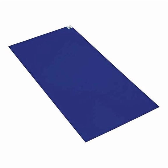 Condor Disposable Tacky Mat,Blue,45 in. L ,PK4 31AN14