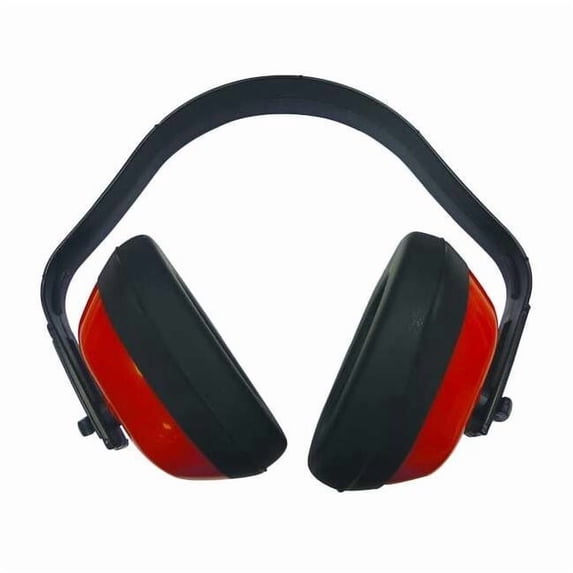 Condor Multi-Position Ear Muffs, 21 dB NRR, Passive, Electrically Insulated, Red