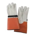 thumbnail image 1 of Condor Elec. Glove Protector,10,Beige/Orange,PR 4JD70, 1 of 1