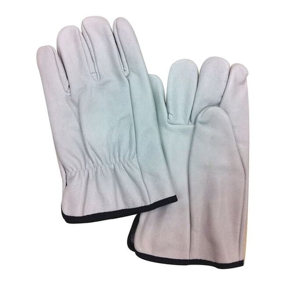Electrical-Insulating Glove Protectors, Cowhide, 10" Length, White, Size 8 5EU28