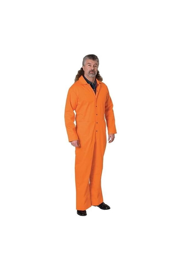 Condor FR Treated Cotton Coverall,Orange,M 5WYR5