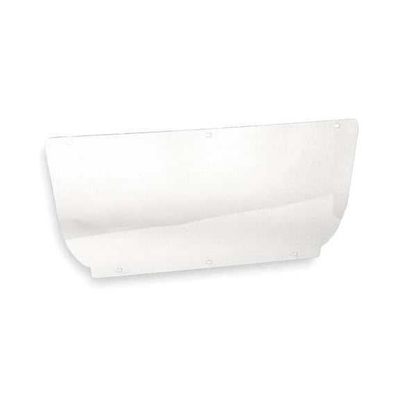 Face Shield Visor, Clear Visor, Polycarbonate, Uncoated Lens, Clear 2AVJ6