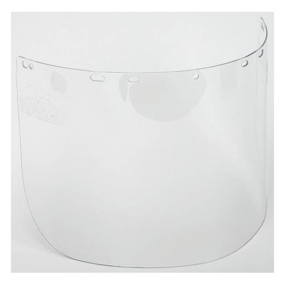 Face Shield Visor, Clear Visor, Polycarbonate, Uncoated Lens, Clear 4EZD2