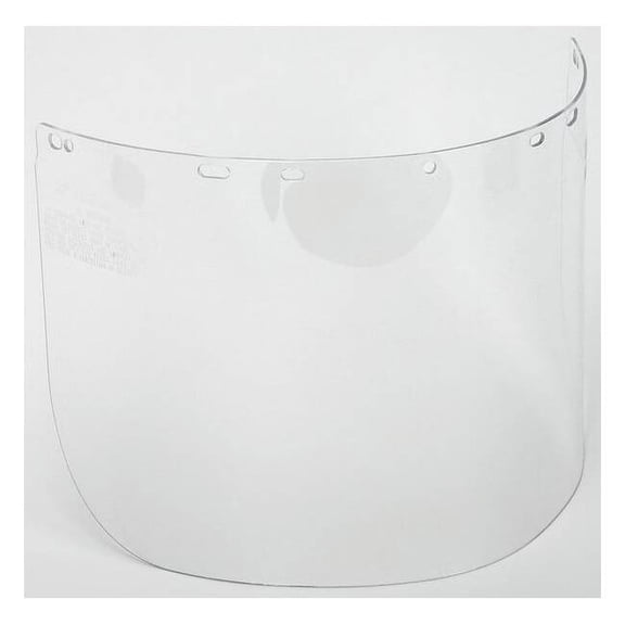 Face Shield Visor, Clear Visor, Polycarbonate, Uncoated Lens, Clear 4EZD2