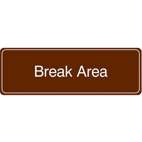 Condor Facility Sign,3 in x 9 in,Acrylic 486H37