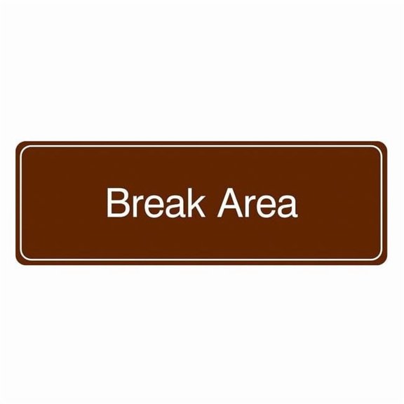 Condor Facility Sign,3 in x 9 in,Acrylic 486H37