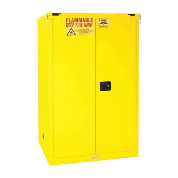 Condor HazmatStorageCabinet,Yellow,Steel 45AE89