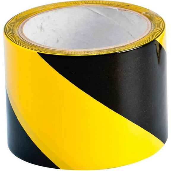 Condor Floor Tape,Black/Yellow,3 inx54 ft,Roll 55303