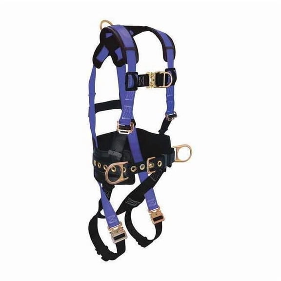 Full Body Harness, L, 425 lb., Quick-Connect Chest/ Quick-Connect Leg Straps