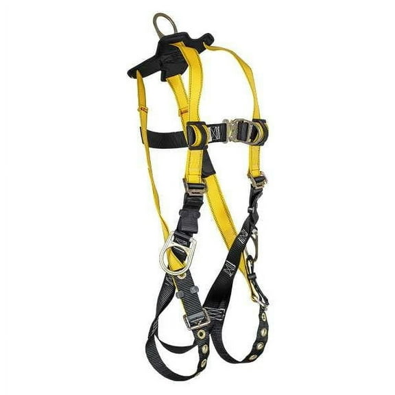 Condor Full Body Harness,Vest,Yellow,XL Size 61DD42