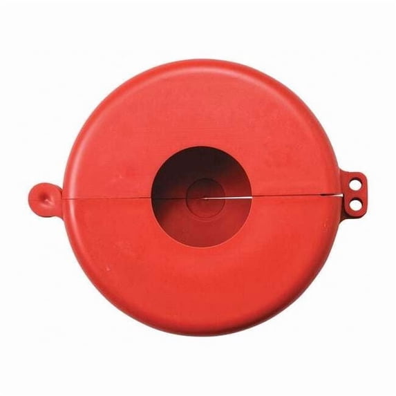 Condor Gate Valve Lockout, Red, Polypropylene 437R43