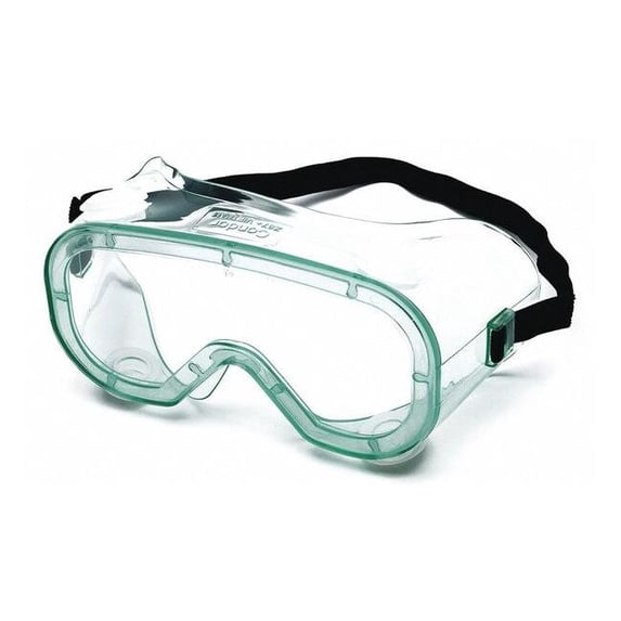 Condor Safety Goggles, PVC, Clear, Wraparound 4VCF7