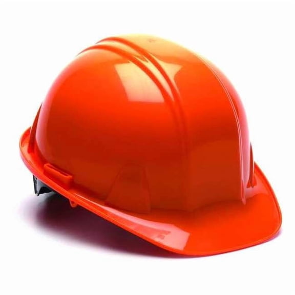 Hard Hat, SL, Polyethylene, 4 Point Pinlock, Type 1, Class E, Orange 52LC89