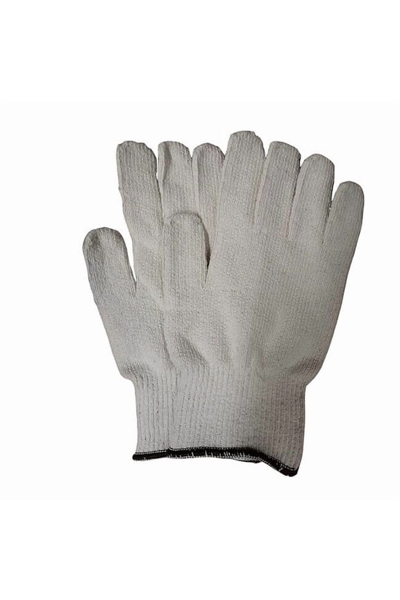 Heat-Resistant Gloves,L,White,PR 2AP49