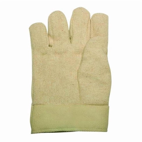 Heat Resistant Gloves, Kevlar(R)/Cotton, 660 Degrees F Max Temp., Gauntlet Cuff L ( 9 )