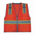 thumbnail image 1 of Condor 2XL Class 2 High Visibility Vest, Orange 11K785, 1 of 1