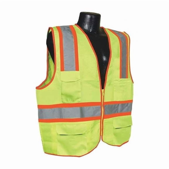 Condor High Visibility Vest,Yellow/Green,M 53YM49