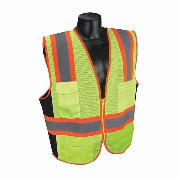 Condor High Visibility Vest,Yellow/Green,M 53YM81