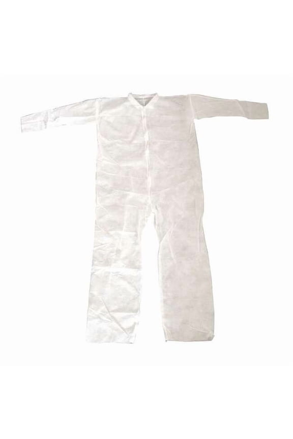 Hooded Coveralls,White,2XL,Straight,PK25 26W754