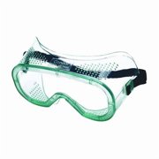 Safety Goggles, Clear Lens, Uncoated, Direct Vented, Dielectric, Elastic Strap, Platoon Series