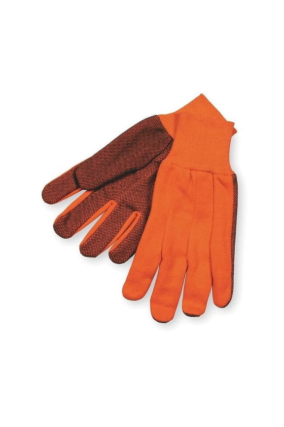 Jersey Gloves,9-1/4",S,Hi-Vis Orange,PR 2UUH8