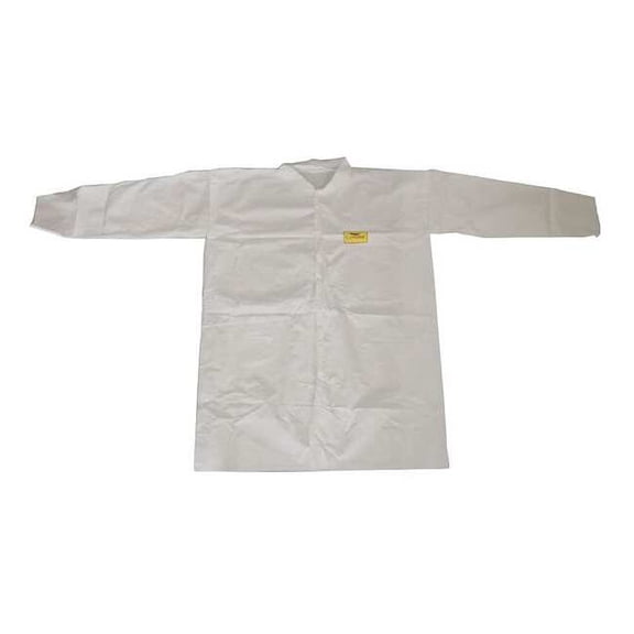 Condor Lab Coat,2XL,White,Microp Lam,PK30 30C589